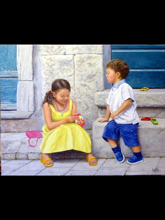 ANTICIPATION - 18 x 24 - OIL
