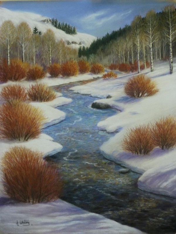 TOUCH OF SPRING - 19 x 25 - PASTEL